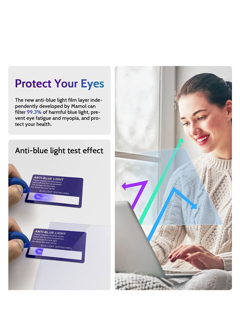 1 Pack Anti Blue Light Screen Protector MacBook Air 13 Inch (2018-2020, M1) / MacBook Pro 13-Inch (2016-2022, M1/M2),Clear  - Image 5