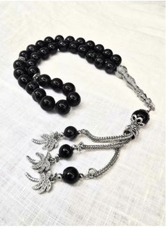 MISK Luxurious black rosary with stones and distinctive design | For Hajj and Umrah | For gifts | For Eid  - Image 3