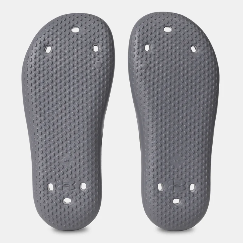 Under Armour Grey Men's Locker V Slides for Men | Best Price UAE