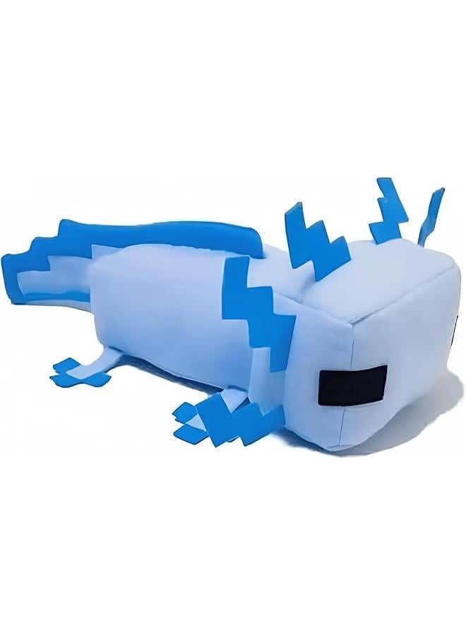 Blue-Axolotl Cute Craft Plush Toys Collection, Soft and Cuddly Stuffed Animals for Kids Ages 3+ Collectible Plushies Gifts for Kids & Fans Birthday Festival and Special Occasions (Blue - Axolotl) 