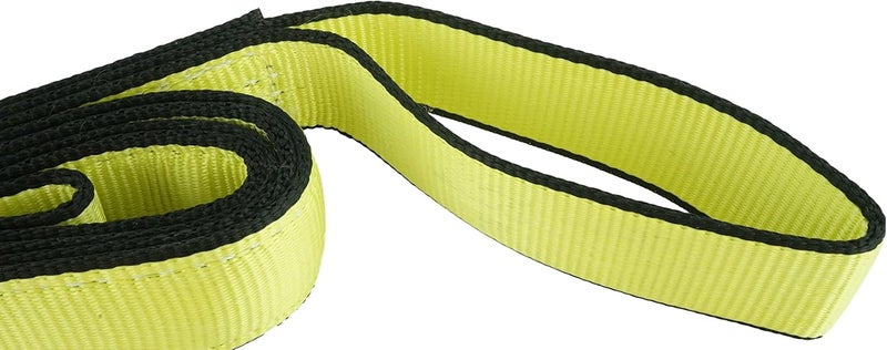 Chenango Supply DD Sling 2" x 8' Nylon Eye & Eye Lifting Sling – USA Made, 6,400 lb Vertical, 5,100 lb Choker, 12,800 lb Basket – 2 Ply Heavy Duty 900 Webbing, Master-Edge Rigging Sling - Image 3