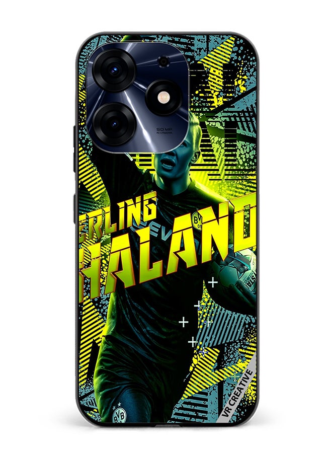VR CREATIVE Protective Case Cover For Tecno Spark 10 Pro Haaland Design Multicolour - Image 1