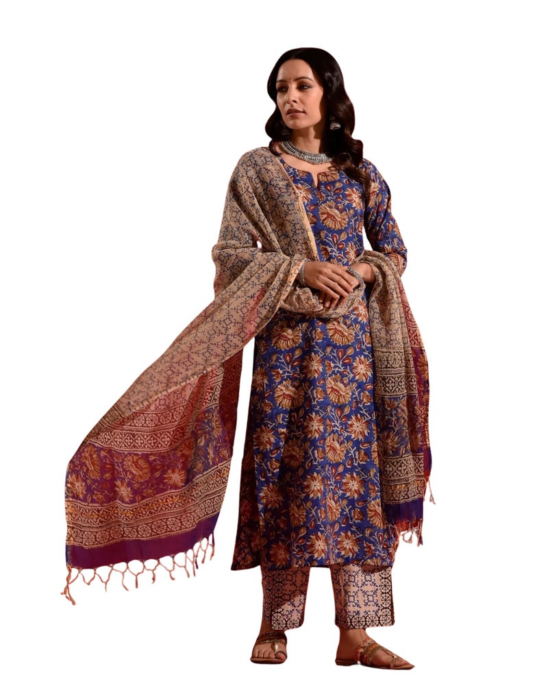 Kalaanj Kurta Set for Women || 3pic Kurta for Women (KALSS24SK-6_SP-81-S) - Image 1