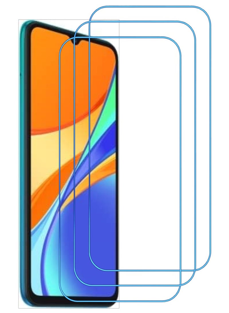 ACLIX 3 Pieces Antistatic ESD Dustproof Premium Quality High Definition Clear Tempered Glass Screen Protector Designed For Xiaomi Redmi 9C - Image 1