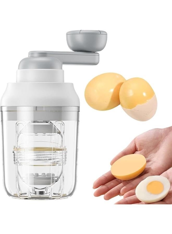 Egg Homogenizer Manual Puller, Egg Spinner for Boiled Golden Eggs, Egg Scrambler Egg Yolk Mixerin Shell Silicone Shaker Whisk Hand Golden Maker Pull Machine, Baking Kitchen Tool  - Image 2