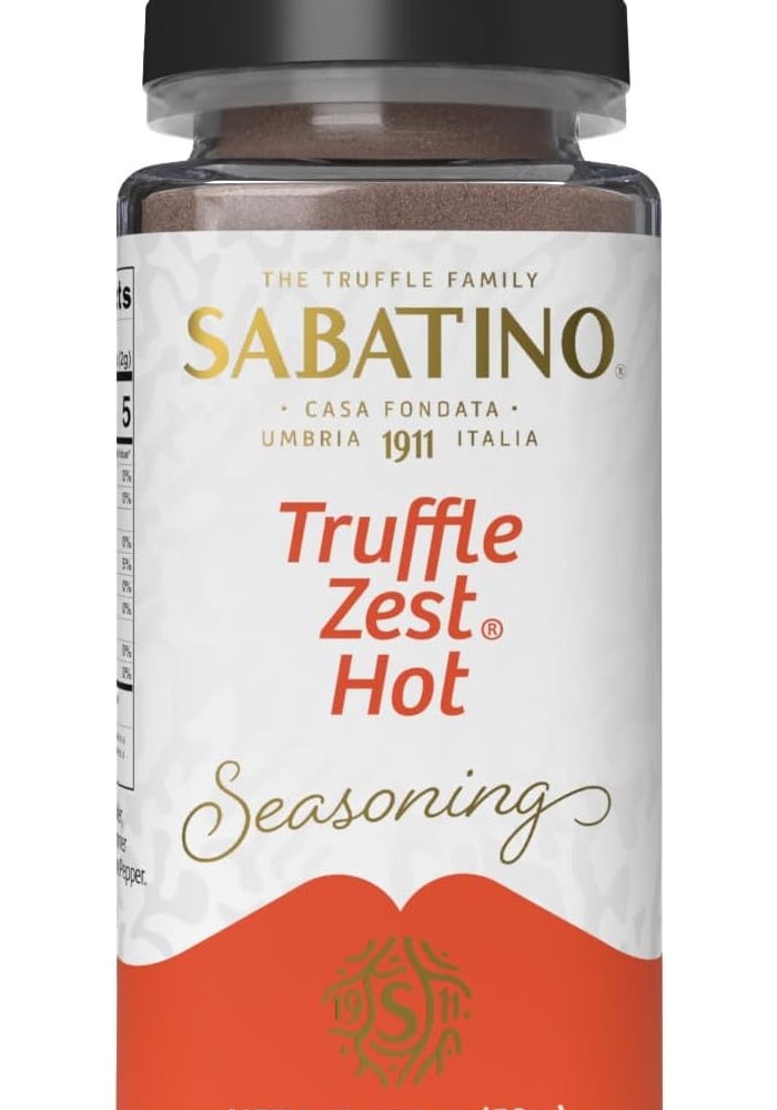 Sabatino Tartufi Truffle Zest Hot - All Purpose Gourmet Truffle Powder, Plant Based, Vegan, Low Carb, 1.76 oz - Image 1