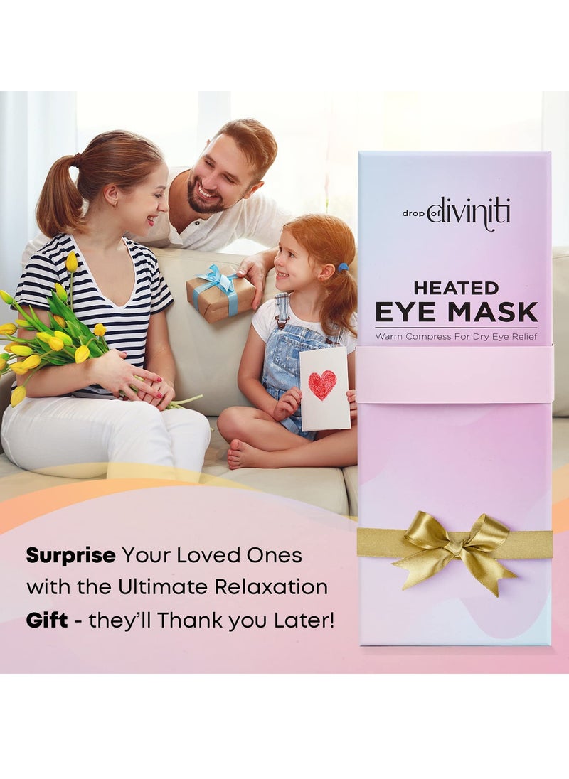 Excefore Heated Eye Mask, Heat Eye Mask for Sleeping, Warm Eye Compress for Dry Eyes, USB Electric Heating Eye Pad with Heat & Time Control, Relieve Dry Eye Syndrome, Stye, Blepharitis, A Great Sleep Artifact  - Image 5