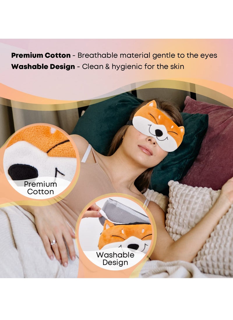 Excefore Heated Eye Mask, Heat Eye Mask for Sleeping, Warm Eye Compress for Dry Eyes, USB Electric Heating Eye Pad with Heat & Time Control, Relieve Dry Eye Syndrome, Stye, Blepharitis, A Great Sleep Artifact  - Image 4
