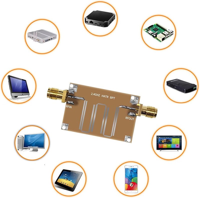 2.4GHz Microstrip Bandpass Filter Improves Signal to Noise Ratio for Clearer Reception LNA - Image 3