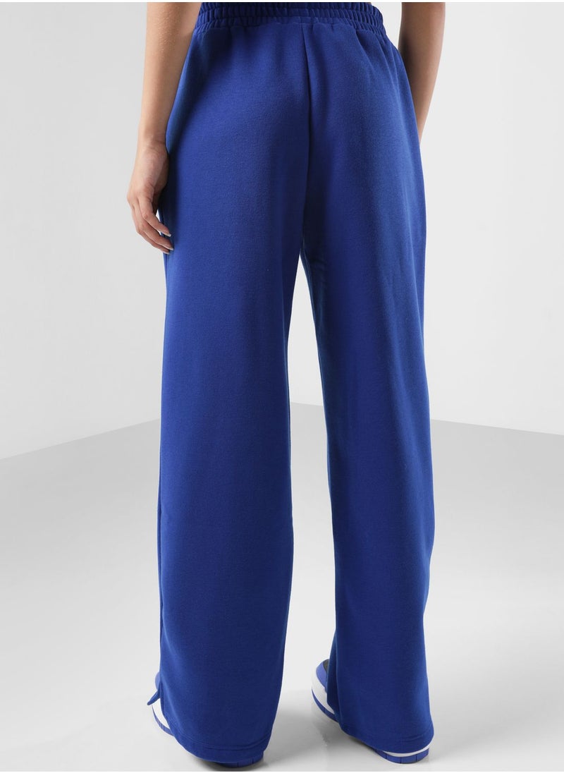 The Giving Movement - Racer Printed Wide Leg Joggers - Image 1