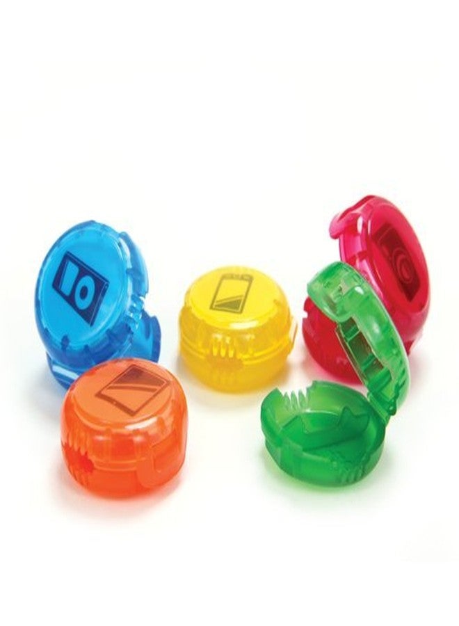 Dotz Cord Identifiers, Cord and Cable Management for Home and Office, 5 Count, Bright Colors (DCI101CO-CB) - Image 3