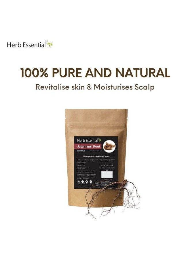 Herb Essential - Jatamansi Root Powder ; For Hair Growth100G ( Pack Of 2) - Image 1