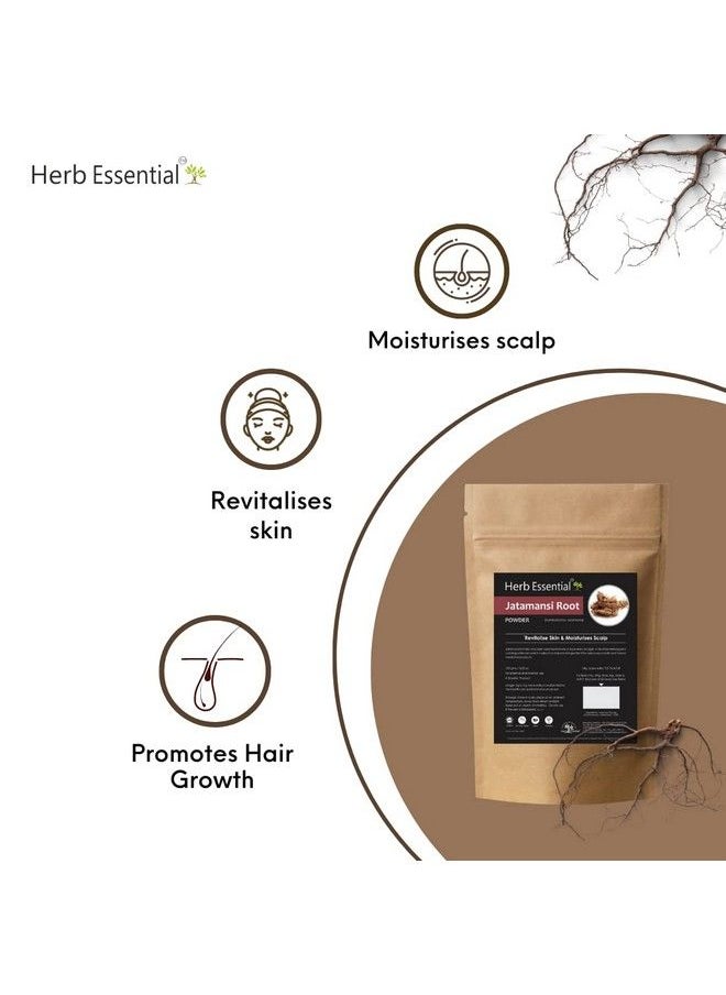 Herb Essential - Jatamansi Root Powder ; For Hair Growth100G ( Pack Of 2) - Image 1