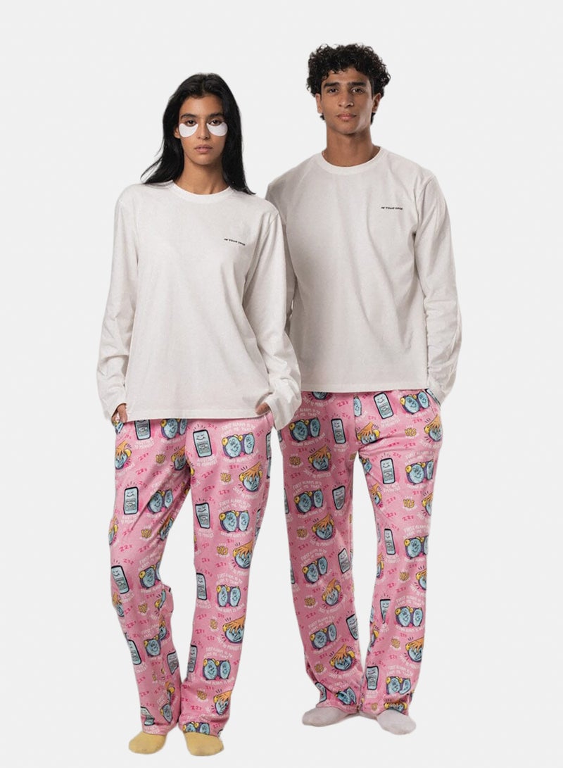 In Your Shoe Snooze Alarm Fluffy Pyjama Pants - Image 2