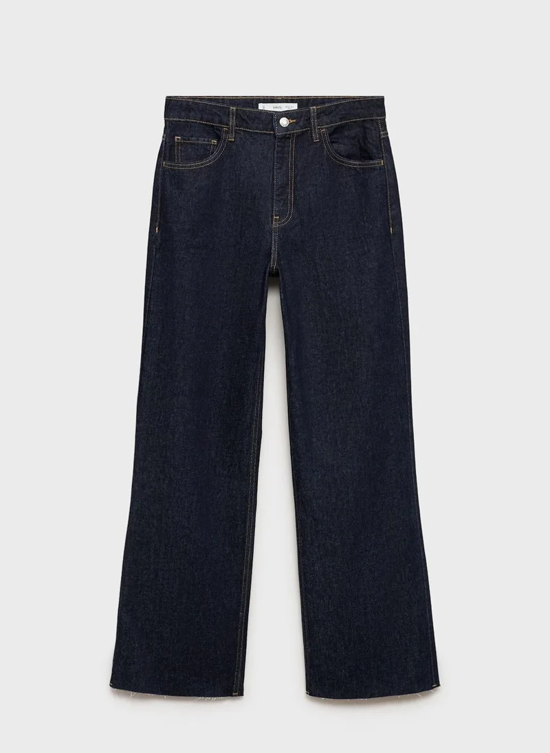 MANGO Danila Wideleg Rinse-Wash Jeans