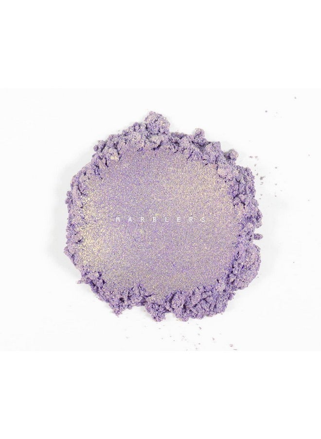 MARBLERS Chunky Mica Powder [Wisteria Pearl] 0.11Oz (3G) Highly Pigmented Nontoxic Vegan Crueltyfree Lip Gloss Eyeshadow Body Butter Nail Polish Nail Art Party Body Face Makeup  - Image 2