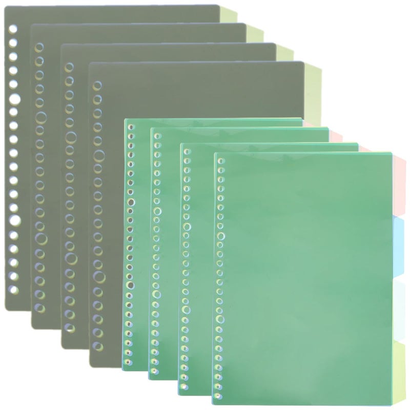 B5 26 Hole And A4 30 Hole Loose Leaf Binder Dividers With Index Tabs For Note Organization - Image 2