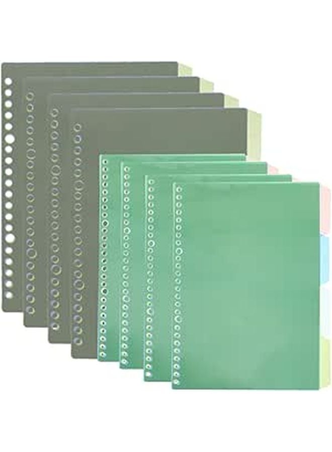 B5 26 Hole And A4 30 Hole Loose Leaf Binder Dividers With Index Tabs For Note Organization - Image 1