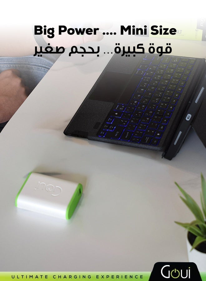 جوي باور بنك بولت بسعة 10000 مللي أمبير | شحن فائق السرعة PD 20 واط و QC 3.0 | تصميم مدمج وآمن للسفر | مزود بكابل Type-C - Image 2