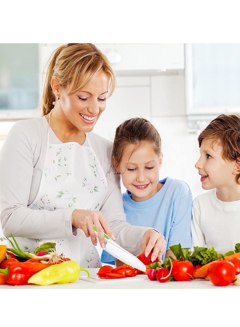 Sylqvxh 17 Pcs Kids Knife Set, Wooden Toddler Kitchen Tools Children Safe Knives for Real Cooking with Plastic Toddler Knife, Cutting Board, Y Peeler, Crinkle Cutter, Cake Scraper, Sandwich Cutter - Image 3