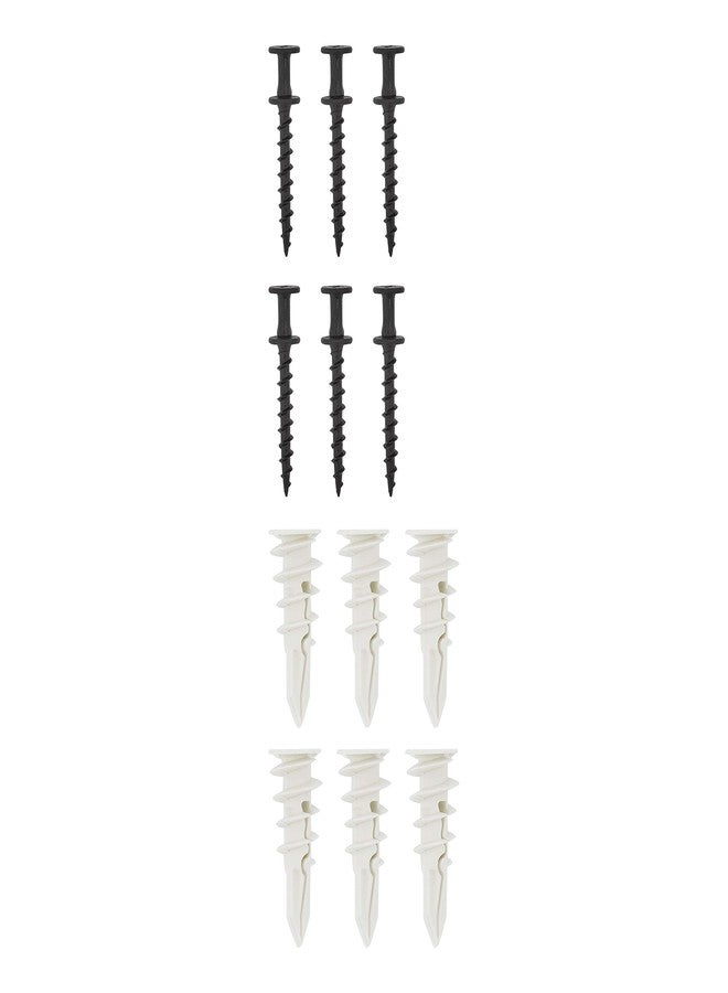 National Hardware N260-129 Bearclaw Hangers with Anchors Double Headed Screws for Multi Purpose Wall Hanging Projects Up to 30 LBS in Drywall, Black Oxide - Image 2