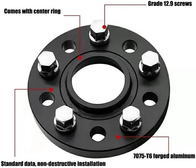 Vuzmode 5x112 Hubcentric Wheel Spacers Kit - Image 2
