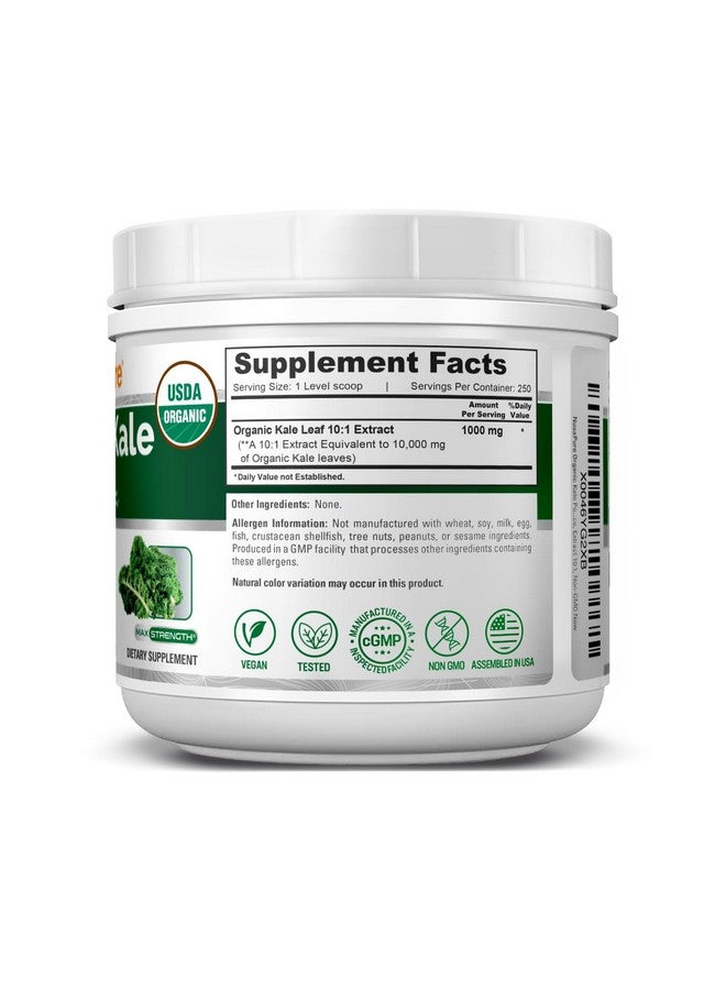 NusaPure Organic Kale Powder 10,000mg per Serving, 8.8 Ounce, Extract 10:1, Non-GMO - Image 2