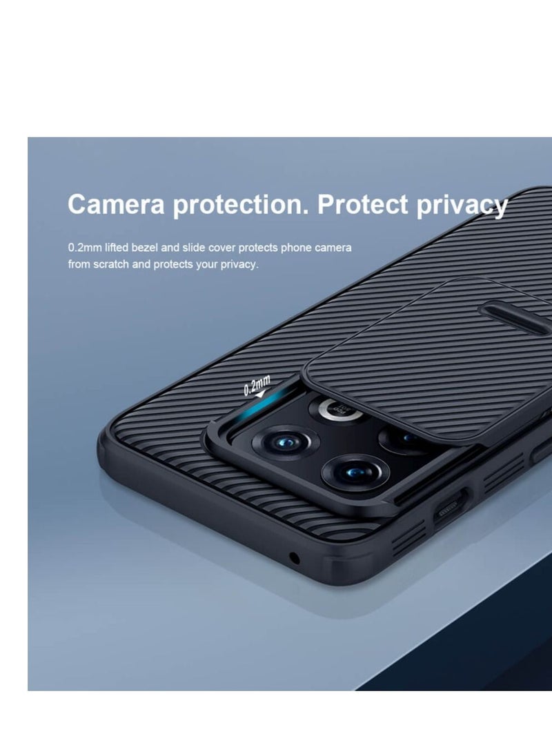 Nillkin OnePlus 10 Pro Case with Slide Camera Cover CamShield Pro Case with Camera Protection Black  - Image 2