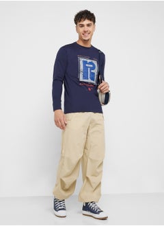 Seventy Five Basics Graphic Long Sleeve T-Shirt  - Image 4