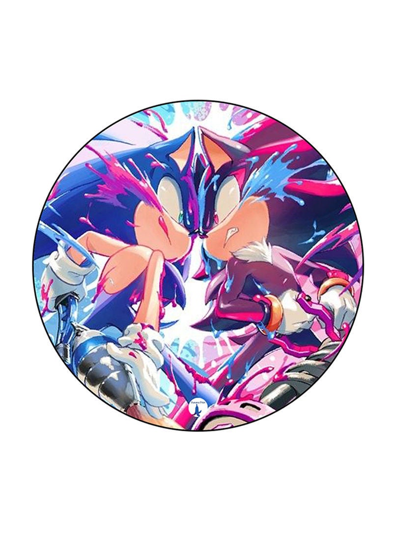 RKN Video Game Sonic Printed Mouse Pad Multicolour