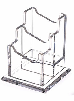 Excefore Business Card Holder, Acrylic Business Card Holder for Desk Clear Business Card Stand Desktop Business Card Holders Plastic Business Card Display for Exhibition, Home, and Office  - Image 1