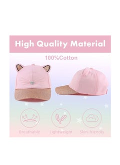 Oasisgalore Girls Baseball Cap Kids Cute Hat Adjustable Trucker  - Image 2