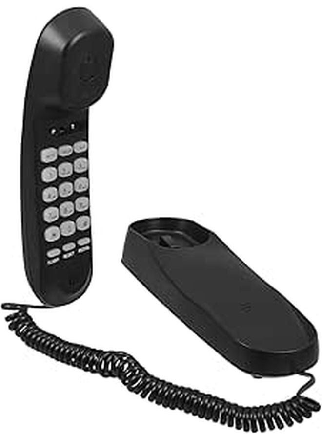Vintage Black Wall Mount Landline Telephone Corded For Home Office Use - Image 1