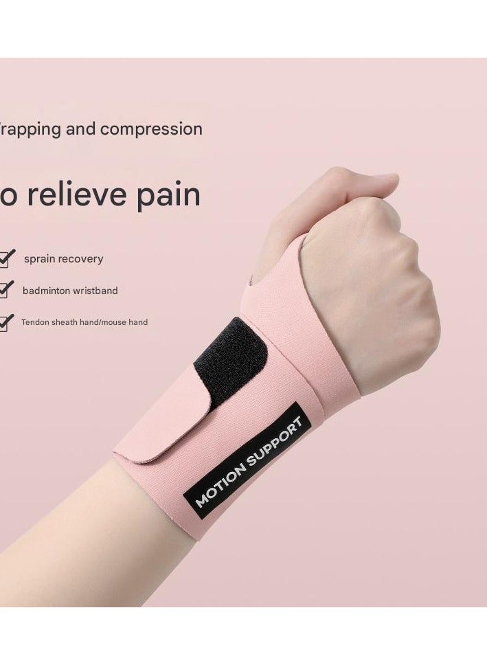 Generic Sports Wristband For Women Thin Design Twisted Wrist For Men Tendon Sheath For Fitness Badminton Tennis Sweat Absorbing Special Wrist Cover For Summer - Image 1