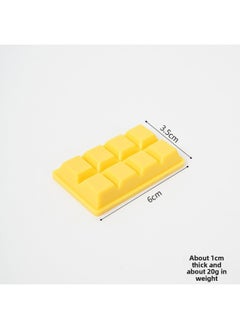 Generic Simulation Food Play Chocolate Food Model Miniature Food Play Valentine's Day Gift Dessert Shop Creative Play House Toys-Color:Yellow Chocolate-Size:6*3.5cm  - Image 1