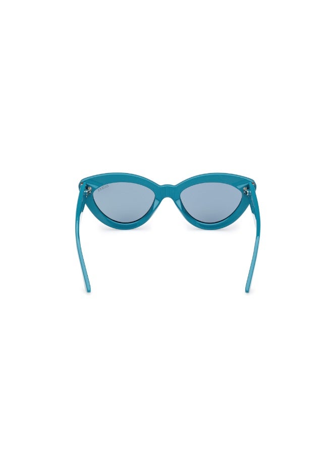 GUESS Gu7905 Cat Injected Sunglasses For women size 52, Turquoise - Image 4