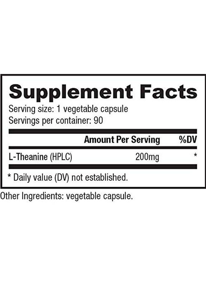 NutraBio L-Theanine Supplement, 200mg - May Help Promote and Support Relaxation, 90 Capsules - Image 2