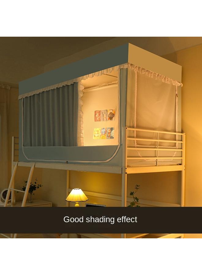 Bluejw Commercial Student Dormitory Mosquito Net 90x 200 Extended Telescopic Bed Curtain Curtain Integrated Shading Upper And Lower Bunk - Image 3