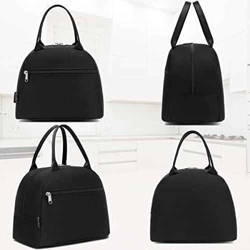 FlowFly Insulated Lunch Cooler Bag - Tote Bag Organizer for Women/Men, Black - Image 5
