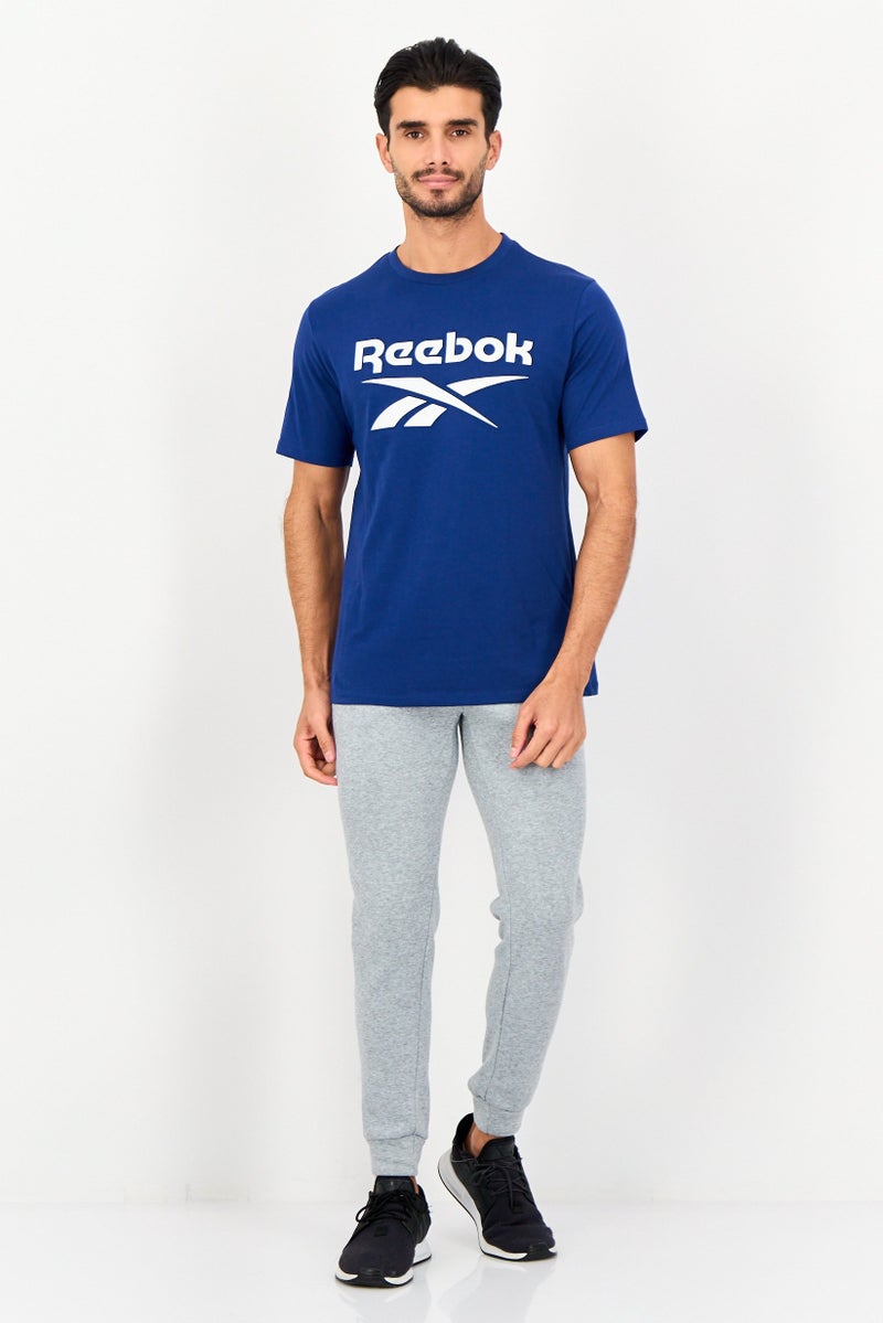 Reebok Men Sportswear Fit Short Sleeve Outdoor T-Shirt, Ink Blue - Image 2