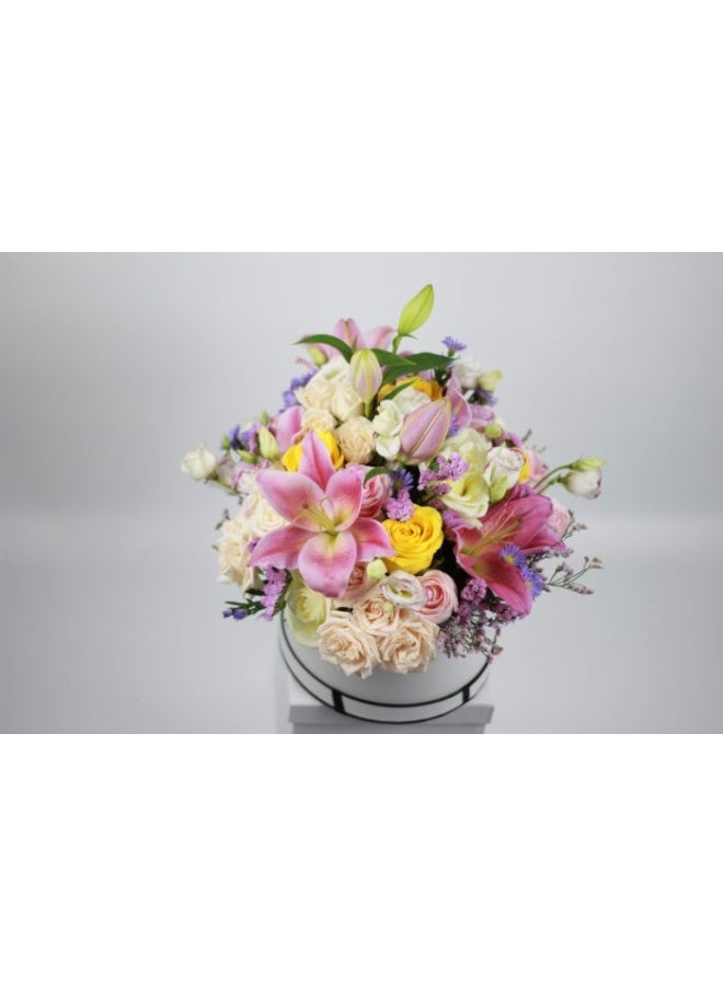Big Buds Flowers Cheerful Box - Image 1