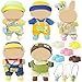 Ezcora Clothes for Doll 5 Pack Clothes for 17cm Doll Include Pairs of Shoes Perfect for Play Display Doll Outfits Accessories for Collectors No Dolls Pastel Dopamine - Image 2