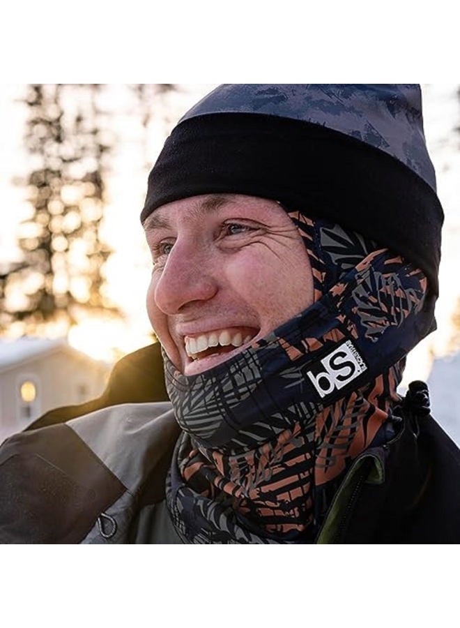 BLACKSTRAP Hood Balaclava Face Mask, Dual Layer Cold Weather Headwear for Men and Women, Tie Dye Steel, One size - Image 5