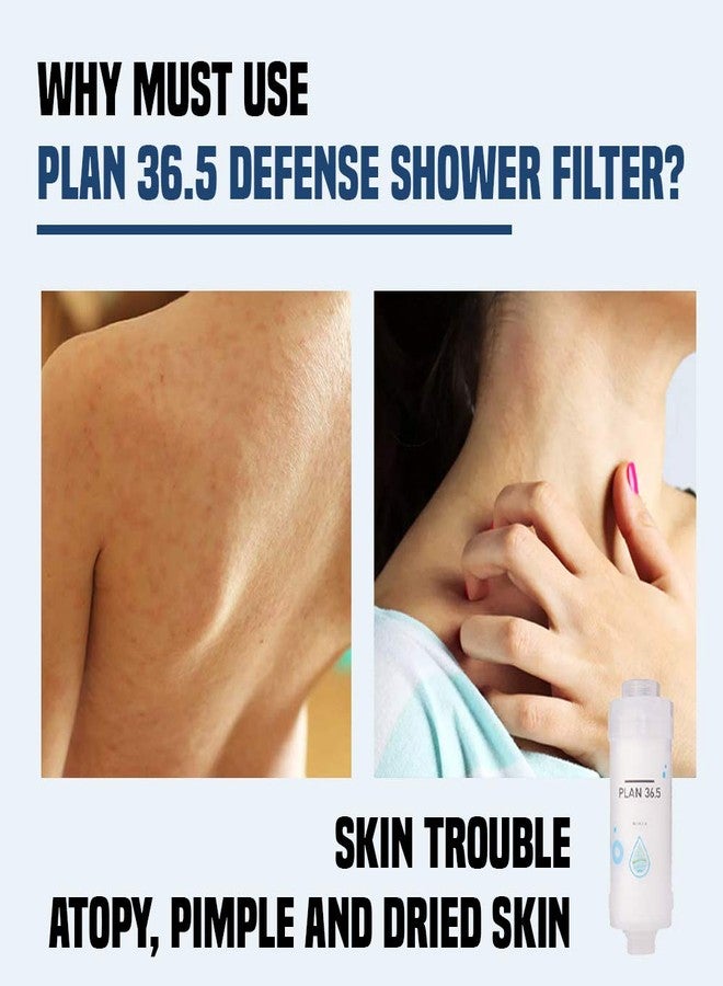 Plan 36.5 Premium Vitamin C Deluxe Korean Shower Filter for Bathroom Shower | Hard Water Filter | Hard Water Softener for Tap and Shower | Shower Filter for Hard Water for Hair - Image 3