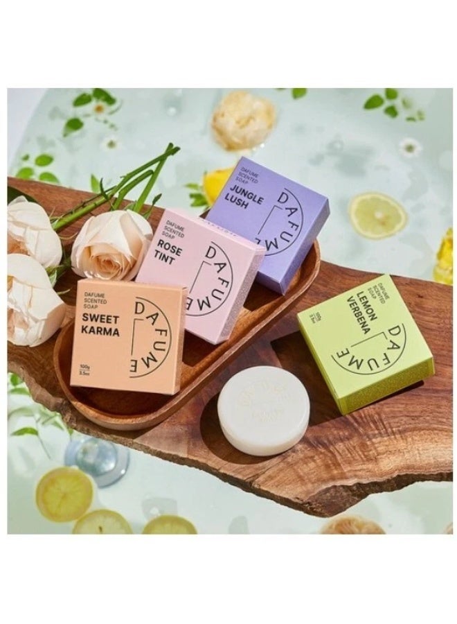 Cocodor Dafume Lemon Verbena Scented Soap Bar for Bath & Body, Refreshing Citrus Fragrance, 100g, Pack of 6 - Image 5