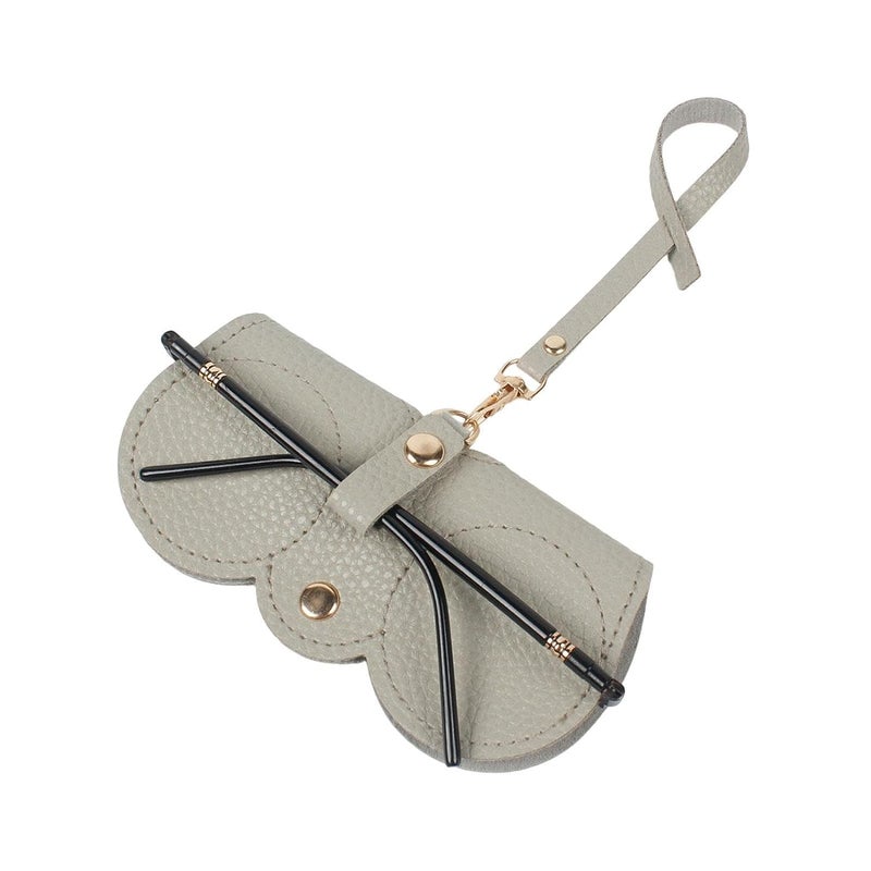 Eitheo Fancy Cute Eyeglasses/Sunglasses Case for Women/Girls Fashionable Stylish and for Travel Leather Look with Hook for Hand Bags Trendy Eyeglasses pouch, Ideal for Sunglasses- Stylish & Protective - Image 1