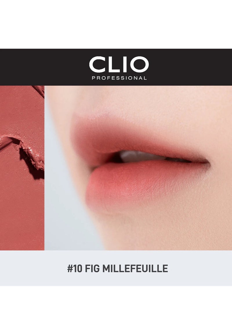 CLIO Chiffon Mood Lipstick -10 Fig Millefeuille - Image 2