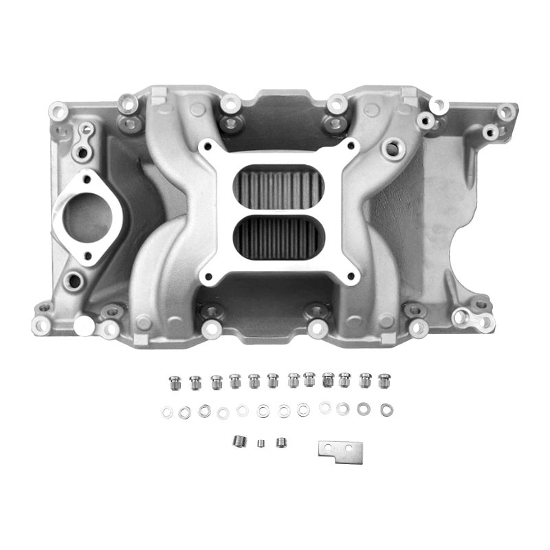Flynsu 318 Intake Manifold Dual Plane Replacement for 19672003 Chrysler LA Magnum 318 340 360 5259L Small Block Air Gap Intake Manifold 55026 85026 DM3812