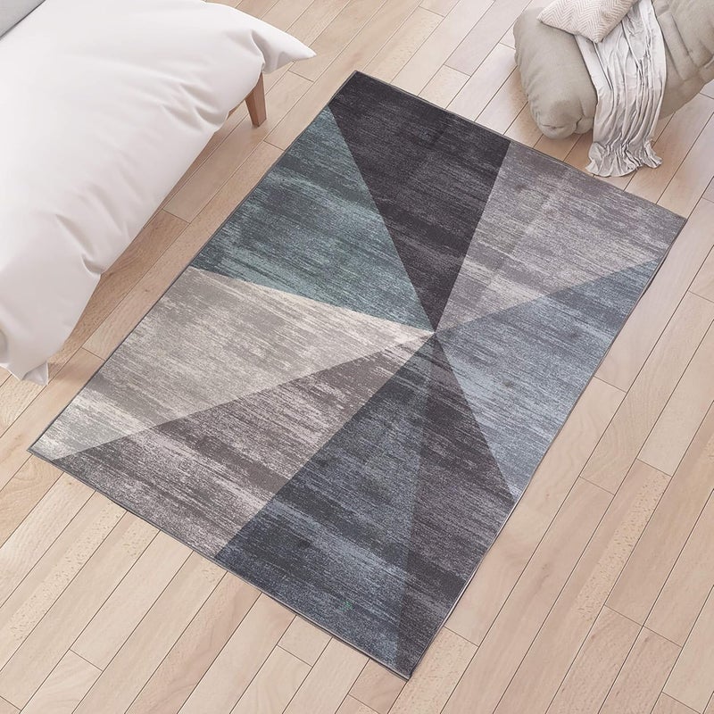 Status Contract Status 3D Printed Perfect Home Rugs Carpet for Living Area | Rug and Carpet for Bedroom |Rug and Carpet for Dining Table Rug Floor Carpet with Anti Slip Backing (5 x 7, Design - 312) - Image 1