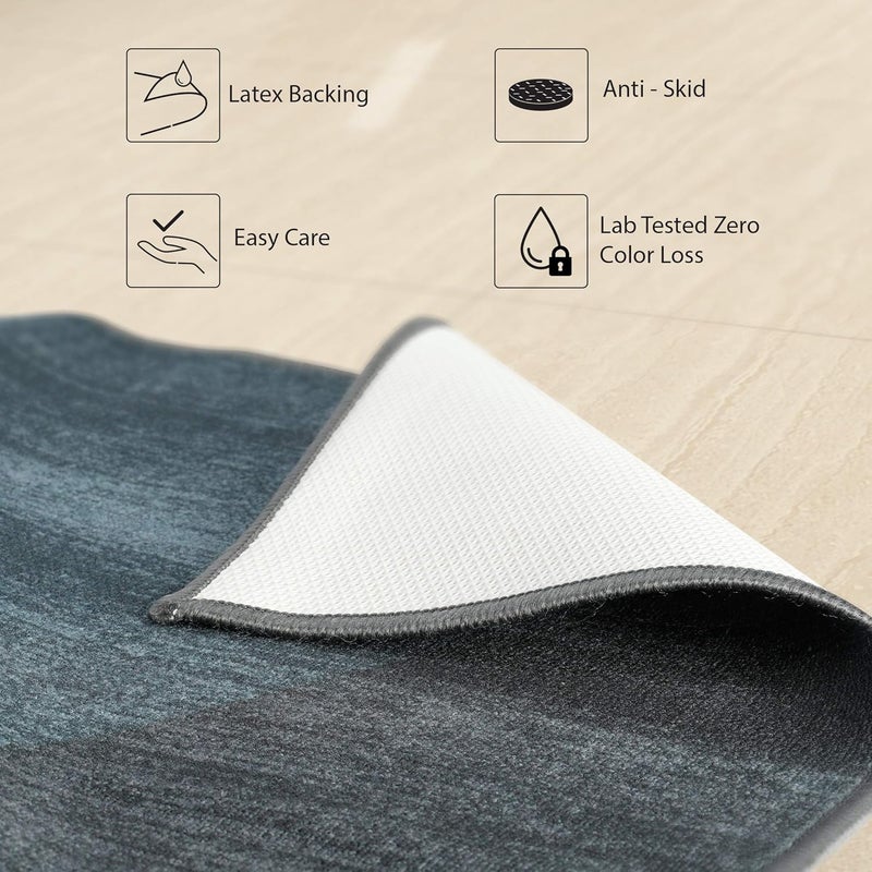 Status Contract Status 3D Printed Perfect Home Rugs Carpet for Living Area | Rug and Carpet for Bedroom |Rug and Carpet for Dining Table Rug Floor Carpet with Anti Slip Backing (5 x 7, Design - 312) - Image 3
